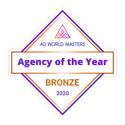 Agency of The Year 2020. Bronze by Ad World Masters