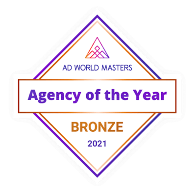 Agency of the Year 2021. Bronze by Ad World Masters