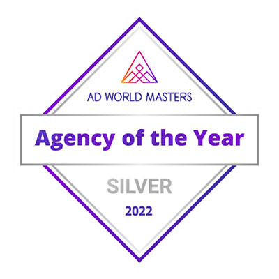 Agency of the Year 2022. Silver by Ad World Masters