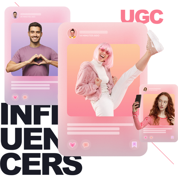 Influencer and UGC hiring service